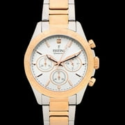 Festina Boyfriend Chronograph Two Tone Stainless Steel Watch 38mm F20398/1