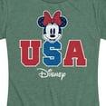 thumbnail image 3 of Disney - Americana - Minnie Usa - Women's Short Sleeve Graphic T-Shirt, 3 of 5