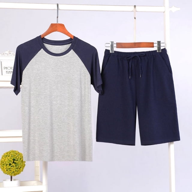 Pijamas de hombre para el hogar, ropa de verano para el hogar, pijamas casuales