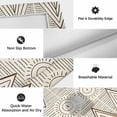 thumbnail image 5 of Black Beige Boho Outdoor Rug 4x6 Ft, Non Slip Washable Area Rug, Vintage Ethnic Tribe Abstract Art Patio Rugs Carpet Runner, Large Floor Mat for Indoor/Outdoor Deck Porch Camping, 5 of 8