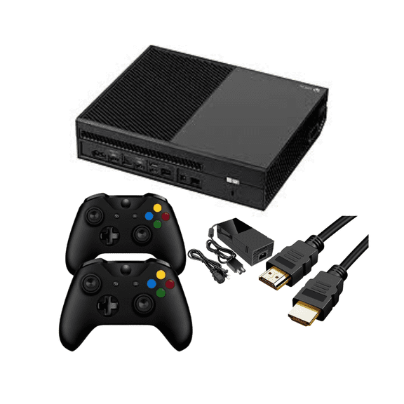Xbox One 500GB Video Game Console Bundle with 2 Wireless Controllers  - Refurbished