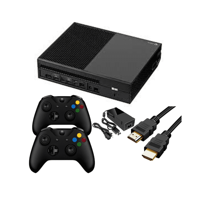 Xbox One 500GB Video Game Console Bundle with 2 Wireless Controllers - Refurbished