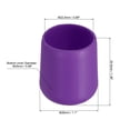 thumbnail image 2 of 4 Pcs Silicone Fishing Rod Butt Cushion Protector Cap, Small, Purple, 2 of 6
