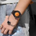 thumbnail image 3 of Watch men's and women's fashion contrasting colors niche design high value student quartz watch sports waterproof couple watch, 3 of 4