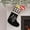White and Black/Natural, variant on Effete Feline Claw Marks Scratch Christmas Stocking