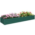 thumbnail image 1 of Outsunny 8x2x1ft Raised Garden Bed Large Galvanized Elevated Planter Box, 1 of 10