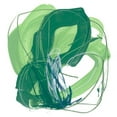 thumbnail image 2 of Vess, June Erica 26x26 White Modern Wood Framed Museum Art Print Titled - Jade Schematic IX, 2 of 4