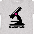 thumbnail image 4 of Inktastic Love Science Microscope and Heart Boys or Girls Toddler T-Shirt, 4 of 5