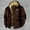 Coffee, variant on Jackets for Men Men's Winter 3D Flag Print Drawstring Hooded Zipper Warm Cotton Jacket Winter Coats for Men Fleece Jacket Men Long Sleeve Jackets, 1PC Cotton Jacket Brown 2XL