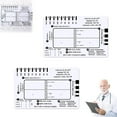 thumbnail image 2 of Hearth & Gear 7 Step Ruler Ruler Ruler Measuring Tool 7 Step Ruler For /EKG Interpretation Transparent EKG Calipers Measuring Tool Easy To Carry Ruler Follow A 7 Wooden Fence Posts 5 Ft String Line, 2 of 7