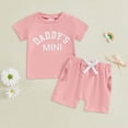 thumbnail image 2 of UAYOTSE Summer Clothes For Toddler Girls Baby Girl Gifts Toddler Baby Girls Summer Clothes Outfits Tank Top Shirt Cute Shorts Set,Sizes 2-3 Years, 2 of 4