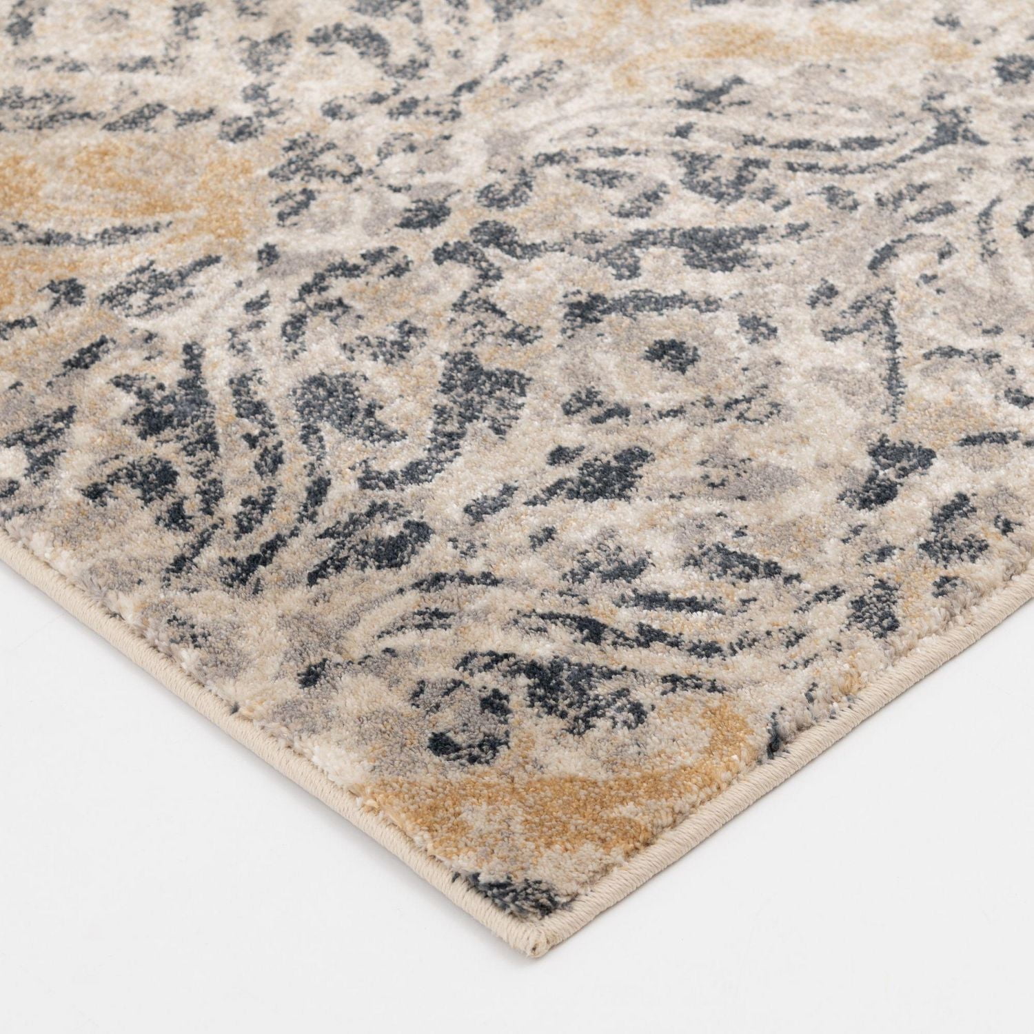 Pescara Blue and Grey Woven Area Rug