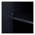 thumbnail image 5 of Torsi Modern Double Door Storage Cabinet with Drawers and Adjustable Shelves, Black, 5 of 11