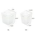 thumbnail image 2 of Refrigerator Organizer Bins with Lid, 2 Pack Plastic Organizer Bins for Freezer, Kitchen, Cabinets - Clear Pantry Organization and Storage Bins Fridge Organizers (2 Pack), 2 of 9