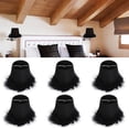 thumbnail image 4 of Sala de Lámpara de Araaña, Pantalla de Lámpara de 6 piezas domésticas, con una Buena Transmisión de Luz de Plumas Salas de Estudio Sedosas para Hotels Halls Studios, 4 of 7
