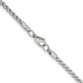 thumbnail image 3 of Chisel Stainless Steel Polished 3mm 18 inch Wheat Chain, 3 of 4