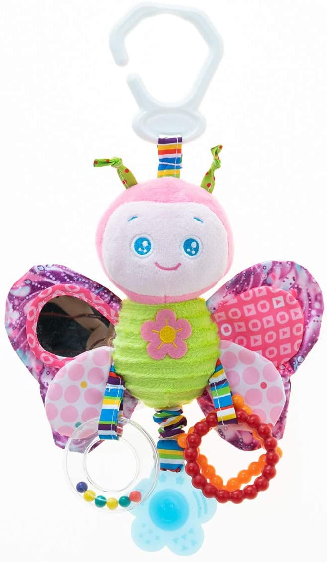 Butterfly baby suspension toy: 1-3-6-9 months, 1-2-3 years old baby toy, suitable for strollers, car seats, cribs