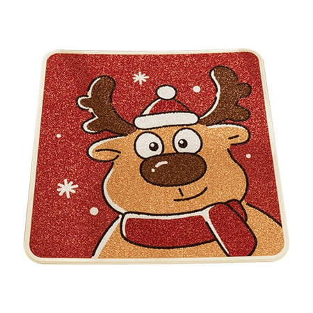 

EUDIDV Christmas Ornaments 17.71x17.71in Christmas Event Decoration Chair Pads Party Party Imitation Chair Cushions Xmas Tree Decor