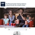 thumbnail image 3 of VANKYO Burger 101 Pico Projector, DLP Mini Projector Supports 1080P and 3D with HDMI, USB, Compatible with iPhone, Android, Laptop for Home Entertainment, Outdoor Movies, 3 of 9