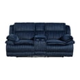 thumbnail image 5 of Lexicon Goodland Corduroy 2pc Set Sofa+ Loveseat in Blue, 5 of 16