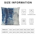 thumbnail image 5 of YINGXI Navy Blue and Gray Abstract Art Pillow Covers, Blue and Gray Oil Painting Throw Pillow Covers Outdoor Decorative Pillow Case for Couch Bed Sofa Cushion Home Decor 22x22in, 5 of 5