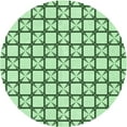 thumbnail image 1 of Ahgly Company Machine Washable Indoor Round Transitional Mint Green Area Rugs, 5' Round, 1 of 7