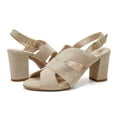 thumbnail image 3 of Eric Michael Women's Lark Slingback Dress Sandal, Kid Suede \ Beige,8 M US, 3 of 6