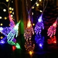 thumbnail image 1 of Halloween String Lights 20FT 40LEDs Transparent Skeleton Hand Shaped Decorative, 1 of 8