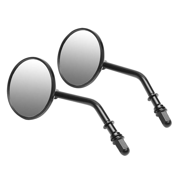 Kenally Paquete de 2 espejos para motocicleta, rotación de 360 °, vista trasera, antigolpes, plegable, visión gran angular, repuesto de piezas Accesorios para motos Kenally VI002043-00B