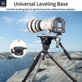 thumbnail image 4 of INNOREL Tripod Leveling Base, LB60 Leveling Base Half Ball with Offset Bubble Level and Bubble Level Bag for Canon, Nikon and Other DSLR Cameras with 1/4" Thread, Tripods and Monopods with 3/8" Thread, 4 of 5