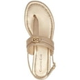 thumbnail image 3 of Charter Club Womens Onelle Faux Leather Thong T-Strap Sandals, 3 of 3