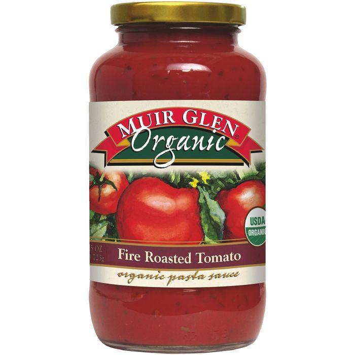 Muir Glen Organic Fire Roasted Tomato Pasta Sauce 25.5 Oz (Pack of 12