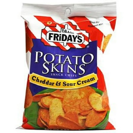 Tgi Friday, Potato Skins Cheddar & Sour Cream, Count 6 (3 oz) - Snacks / Grab Varieties & Flavors