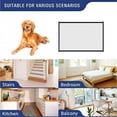 thumbnail image 5 of Bxaolu Dog Gate for Stairs Pet Gates for The House: Dogs Screen with 4 Hooks Mesh Gate for Doorways Stairways Indoor Safety 30 inches Tall, 70.8 inch Wide, 5 of 10