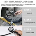 thumbnail image 3 of Tire Pressure Gauge, Digital Tire Pressure Gauge, Inflator Gun Pressure Gauge With, 3 of 3