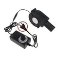thumbnail image 1 of Black Friday 97mmx33mm Air Blower Fan With Speed Controller Strong Wind Compatiblece Stove Cabinet Smoke Exhauster Ac Powered Fan 9733 Compatible Diy, 1 of 4