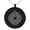 Black, variant on Stainless Steel Celtic Eternity Knot Engraved Small Medallion Circle Charm Pendant Necklace
