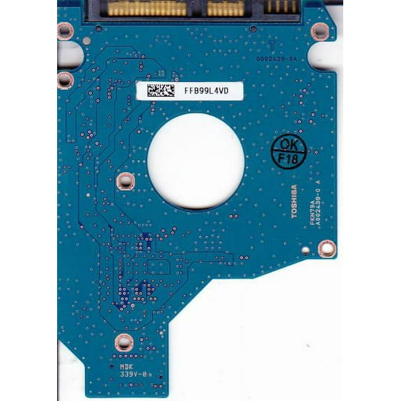 MK2555GSX, HDD2H24 V UL01 S, G002439-0A, Toshiba 250GB SATA 2.5 PCB
