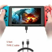 LINKPAL Case for Nintendo Switch OLED Model, Protection for Switch OLED Switch Case OLED Kit Accessories Cover for Nintendo Switch OLED with Tempered Glass Screen and Type C Charging Cable