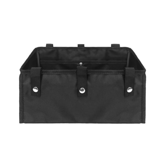 2 pack Under Seat Rollator Bag, Large Size Rollator Basket, Under Seat Bag or Tote for Four Wheel Rollator, Walker Underseat Replacement Medical Basket (Black)