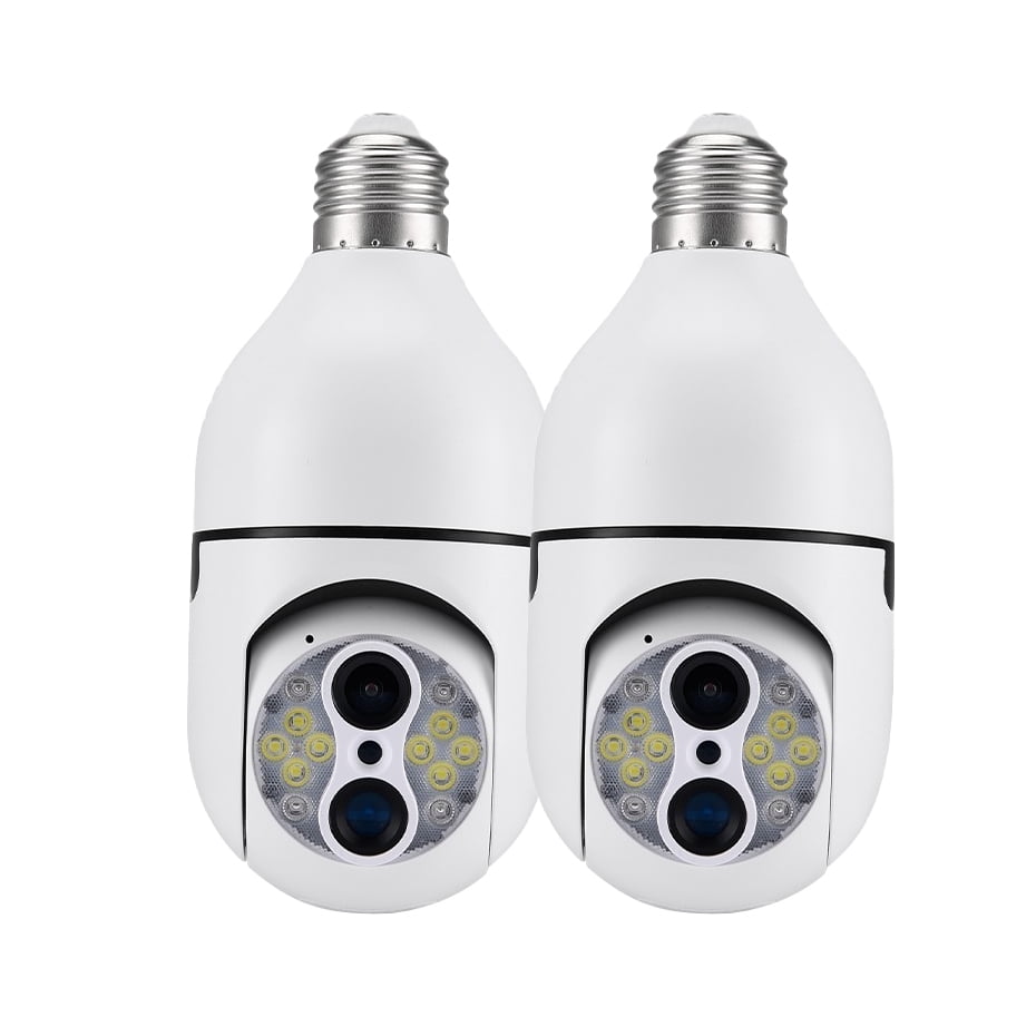 BLUELK Light Bulb Camera, E27 Wireless 2.4 GHz WiFi Security Camera