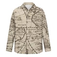 thumbnail image 4 of Men's Summer New Loose Print Long Sleeve Shirt Cardigan Beach Shirt 4XL, 4 of 5