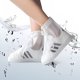 thumbnail image 5 of Fundas impermeables para botas de lluvia, suela de goma de PVC, botas de nieve reutilizables para ciclismo, camping al aire libre (XXL, transparente), 5 of 5