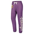 thumbnail image 2 of Women's G-III 4Her by Carl Banks Purple Minnesota Vikings Scrimmage Fleece Pants, 2 of 3