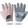 thumbnail image 1 of Guantes Para Gym Malubero Malu1802 Silicona Líquida Rosa con Gris Talla S, 1 of 3