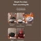 thumbnail image 1 of Colorful Volcano Diffuser 200ml Ultrasonic Flame Fire Humidifier with Auto-Off Protection Cool Mist Diffuser B, 1 of 5