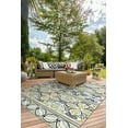 thumbnail image 2 of Couristan Covington Pegasus Rug, Ivory, Navy, Lime, 2 of 3