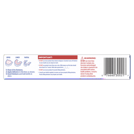 Fixodent Plus Gum Care Precision Hold & Seal Denture Adhesive Cream, 2 oz