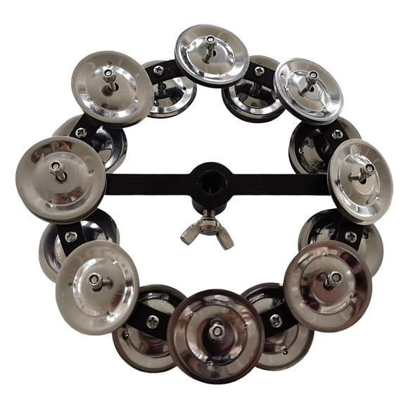 MERIGLARE Hi Hat Hand Held Percussion Drum Music Rhythm Metal Shaker