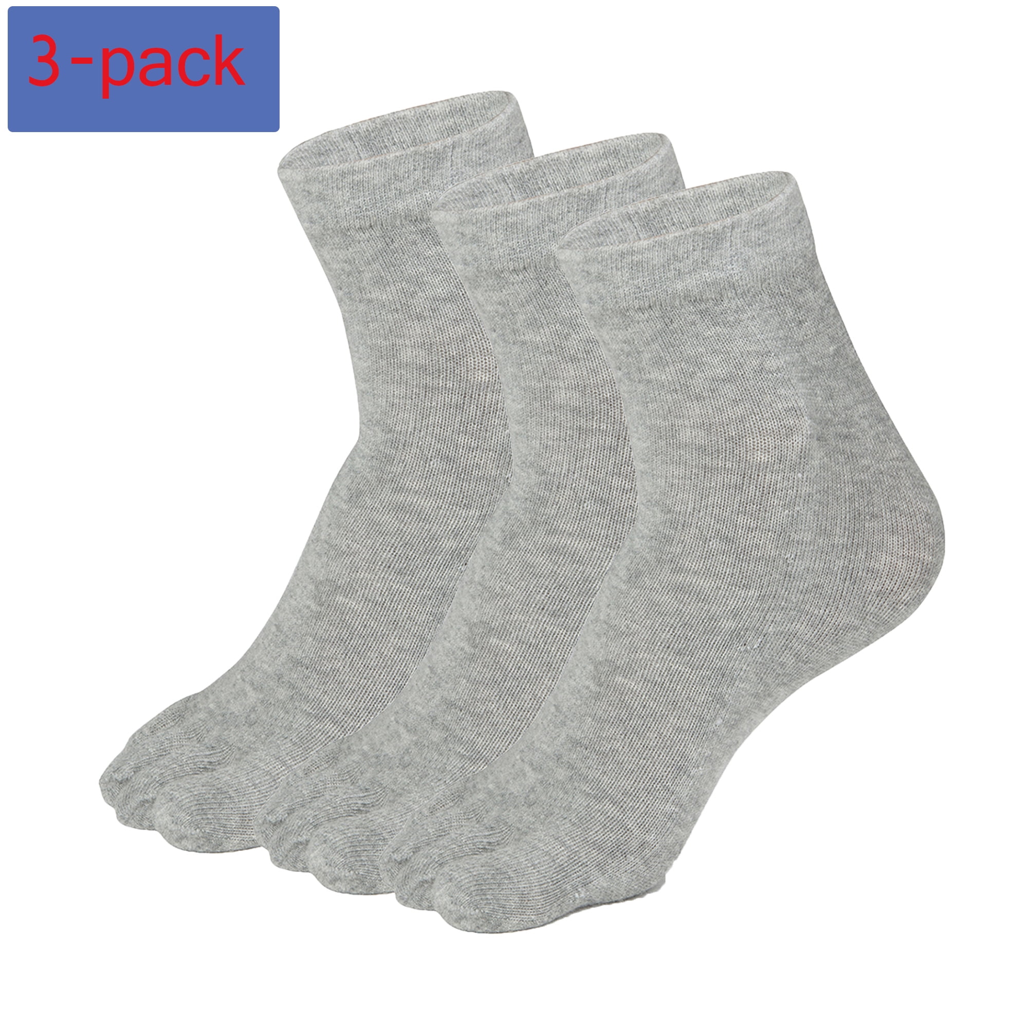 Boys/Mens Ankle Socks in Size 7-9 for Casual Wear 3 Pairs Assorted by Teknowear 